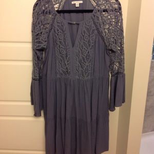 Indigo American Eagle Lace Dress